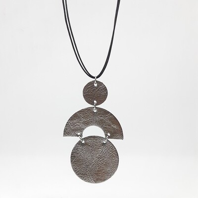 Juwelen set sterrenbeeld Cancer/Kreeft (21 jun-22 jul) - zilver lakleder