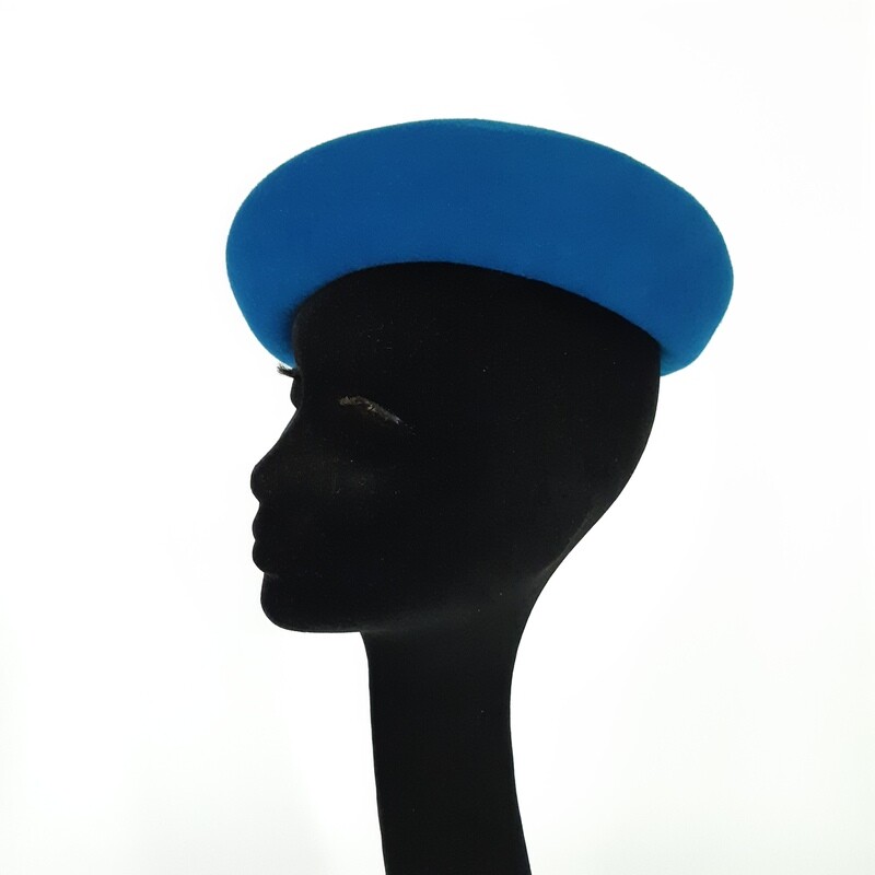 Berret in wolvilt groen blauw