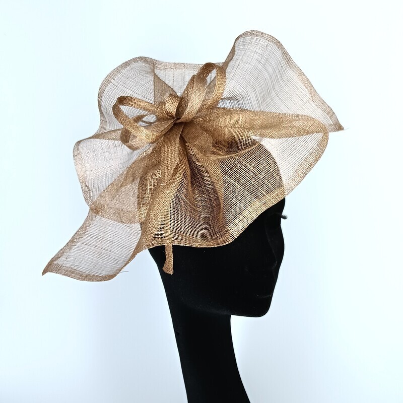 Fascinator - model Eliane - goud-S Fascinator - model Eliane - goud-S