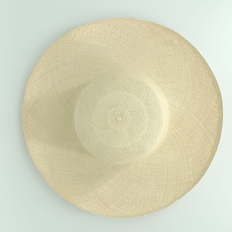 Panama Capeline - Montecristi nr 1- ecru - diam: 39cm