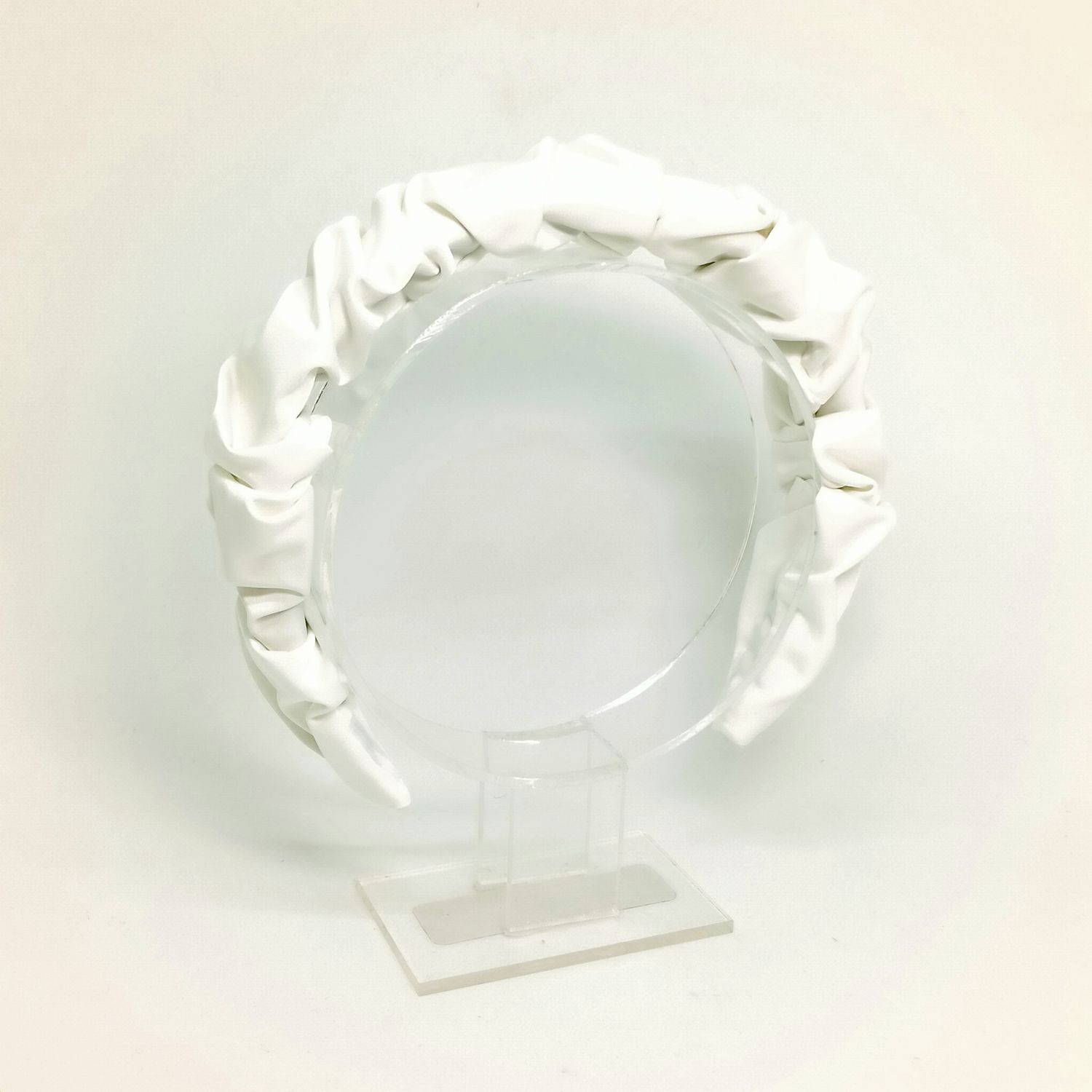 Scrunchie diadeem  - off white