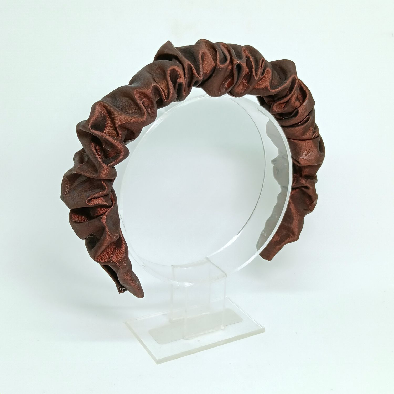 Scrunchie diadeem - bordeau