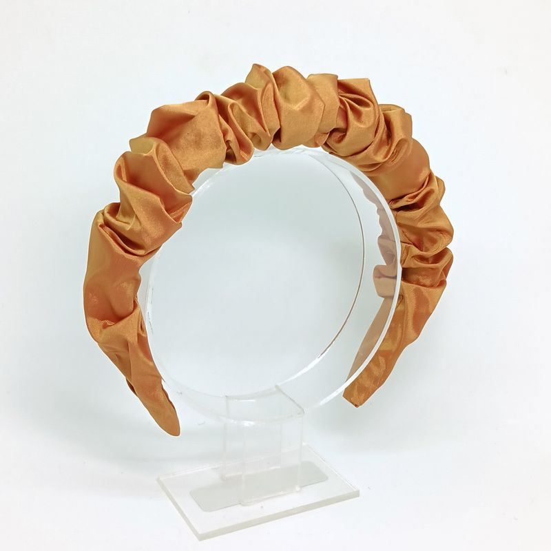 Scrunchie diadeem - warm oranje Scrunchie diadeem - warm oranje