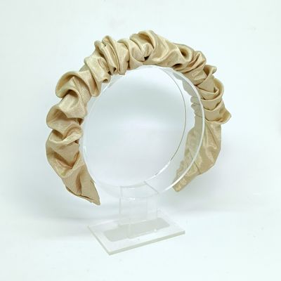 Scrunchie diadeem - creme