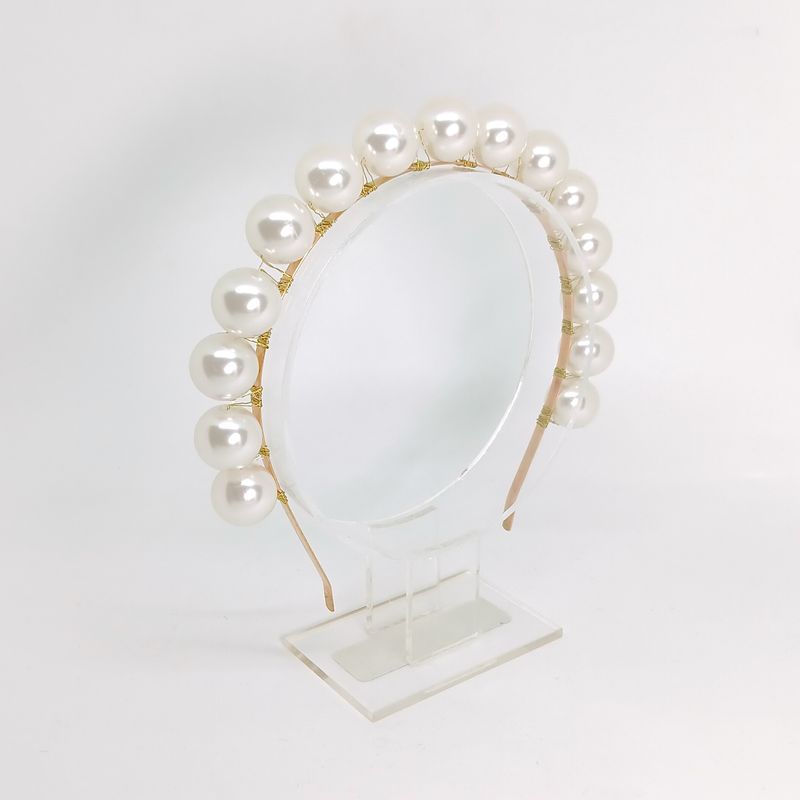 Diadeem met grote parels 1