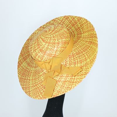 Model Gisele - geel-oranje raffia