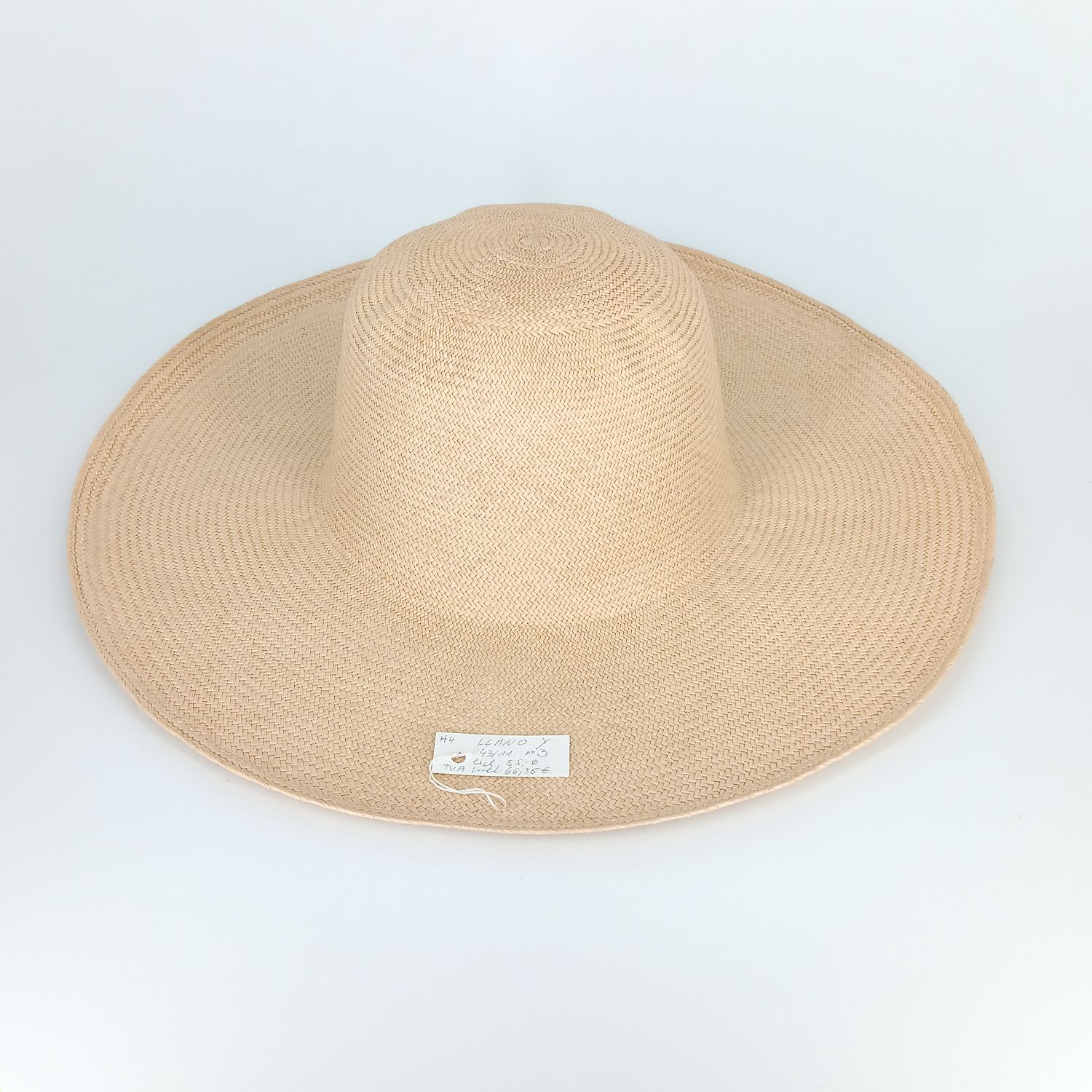 Panama Capeline - Llano Fine - yellow - diam: 39cm