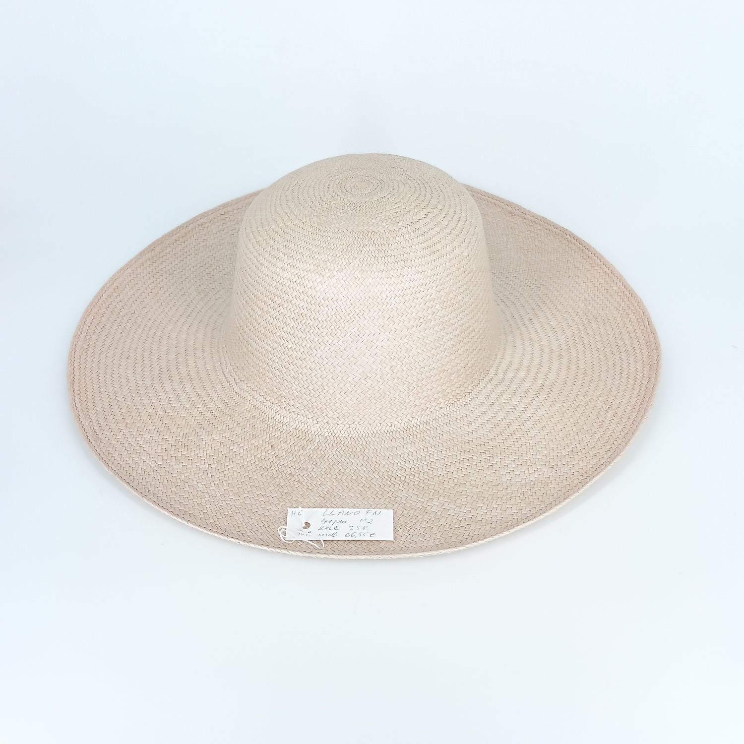 Panama Capeline - Llano Fine - creamy taupe - diam: 39cm