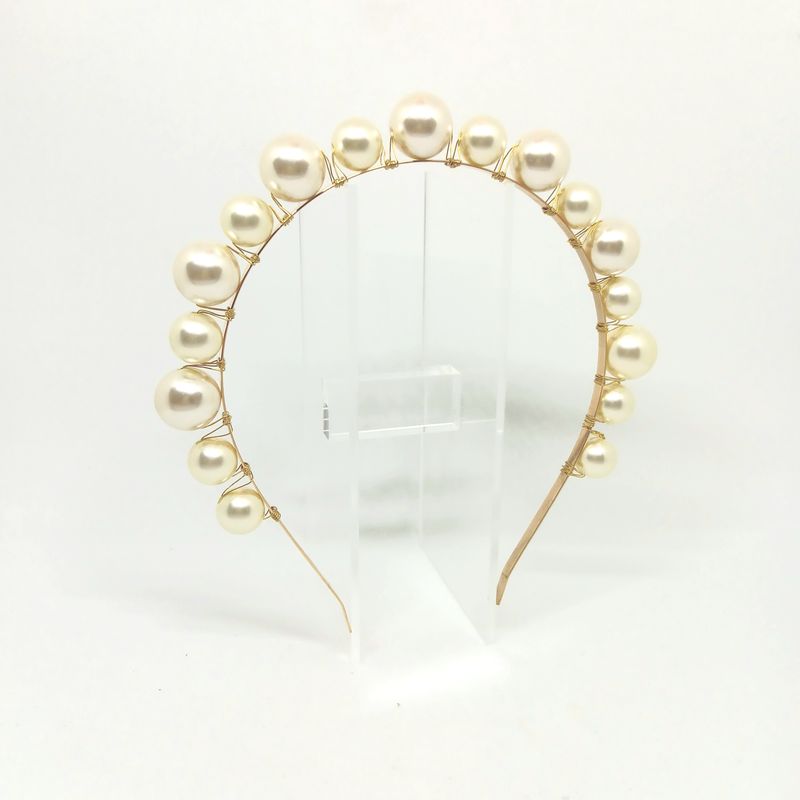 Diadeem met grote parels
