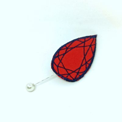 Broche lapel speld - Emerald