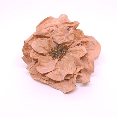 Elegante Zijde bloem – Broche, Haaraccessoire &amp; Kettinghanger