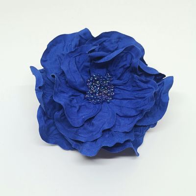 Elegante Satijnen Bloem – Broche, Haaraccessoire &amp; Kettinghanger