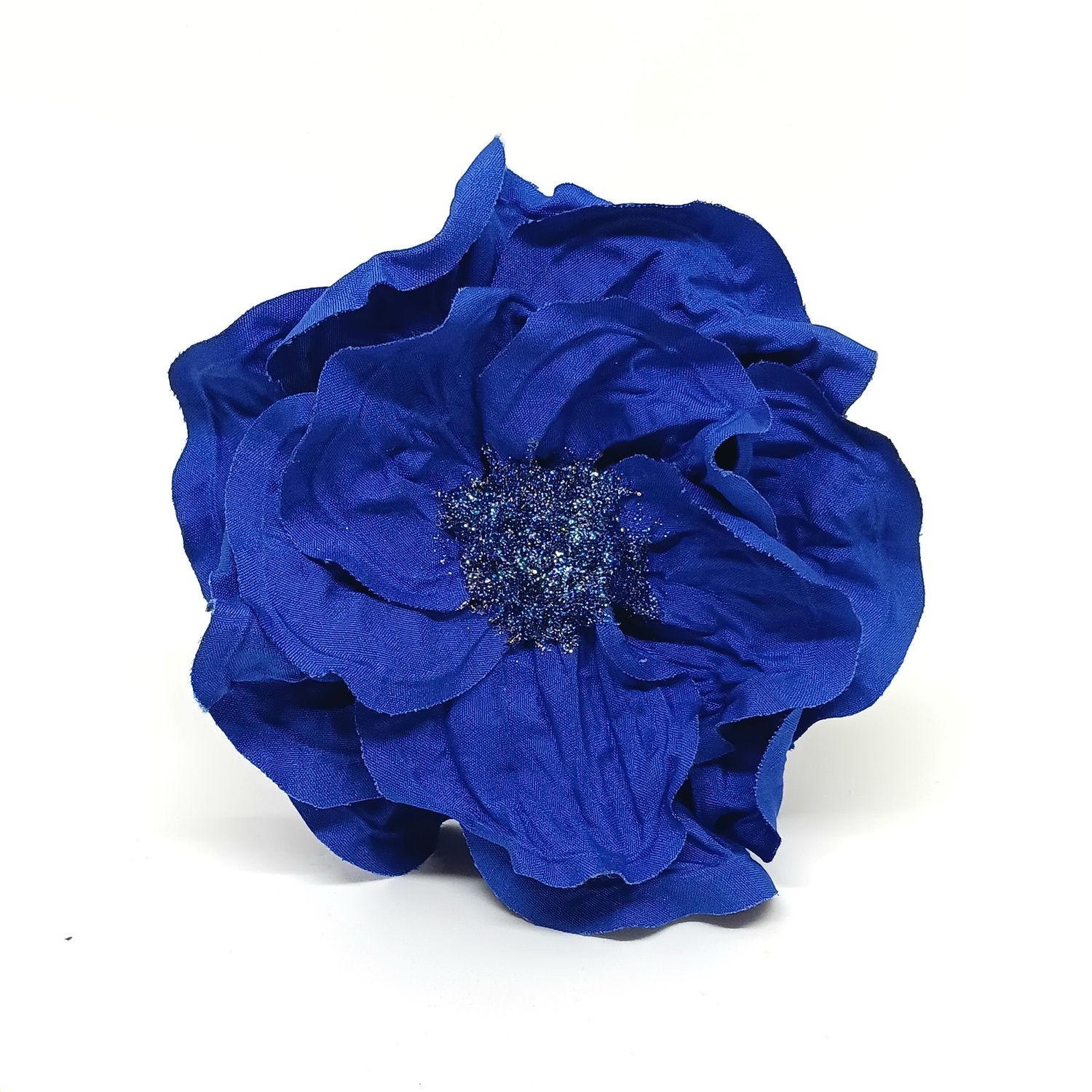 Elegante zijden bloem – Broche, Haaraccessoire &amp; Kettinghanger