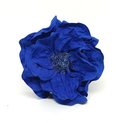 Elegante zijden bloem – Broche, Haaraccessoire &amp; Kettinghanger