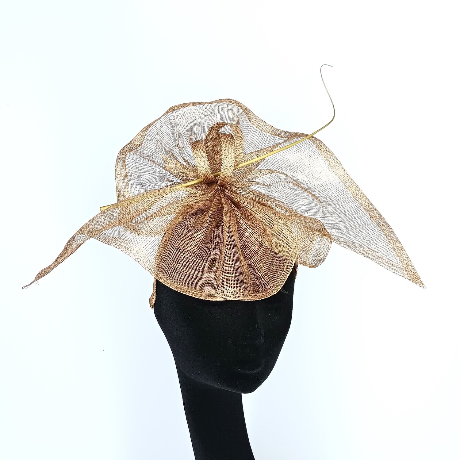 Fascinator - model Eliane - goud- L