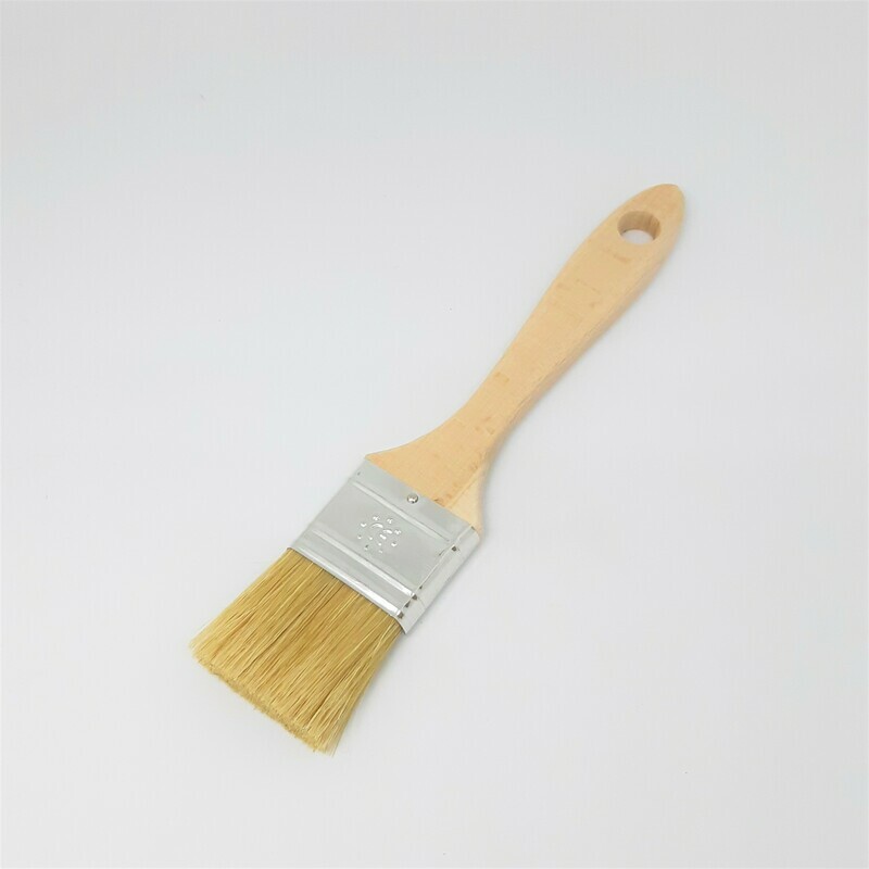 Platte borstel met natuurlijke haren 4 cm