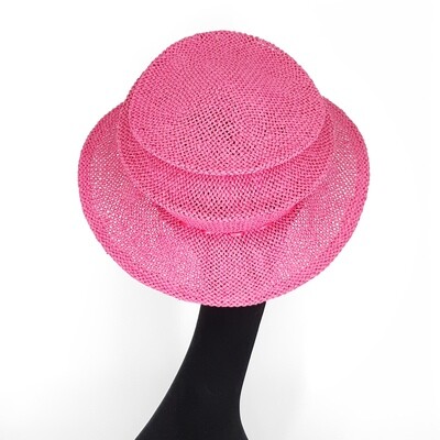 Opvouwbare reishoed in papyrus - fuchsia