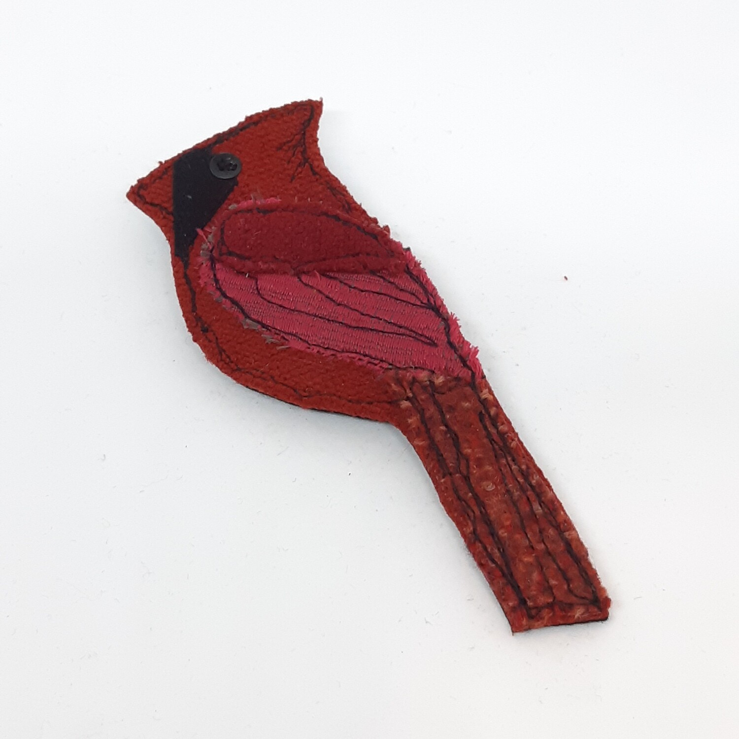 Broche - Kardinaal vogel