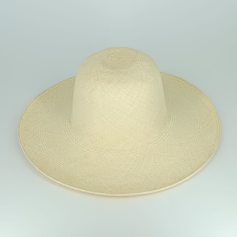 Panama Capeline - Brisa nr 4/5 - broken white - diam: 39cm Panama Capeline -Brisa nr 4/5- ecru - diam: 39cm