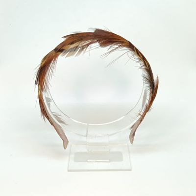 Veren sinamay diadeem – Couture haaraccessoire