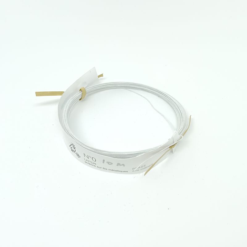 Laiton - Millinery wire nr 0 - 10m - W