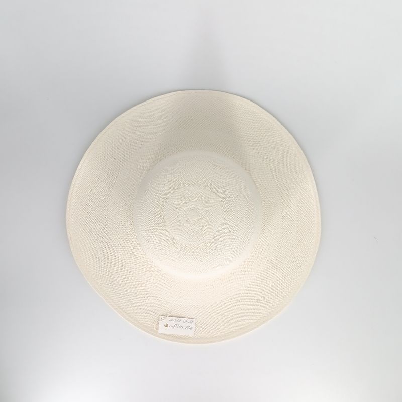 Panama Capeline - Brisa 2/3 lace - broken white - diam: 39cm