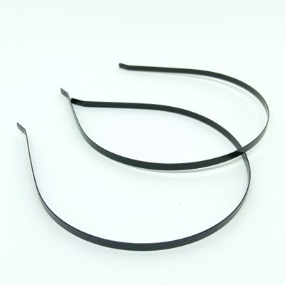 2 alicebands - metal - 5mm - 38cm - black