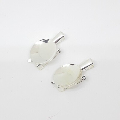 Broche support (2,5cm) met klem (4cm)