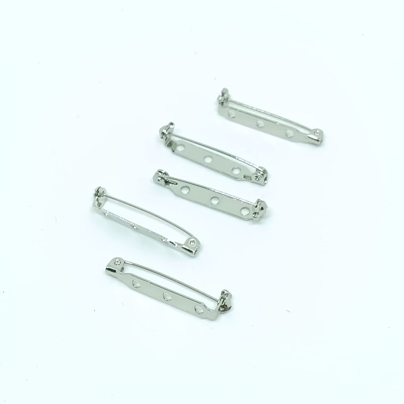 Broche speld met veiligheidsslot 3,4cm - 3 gaatjes