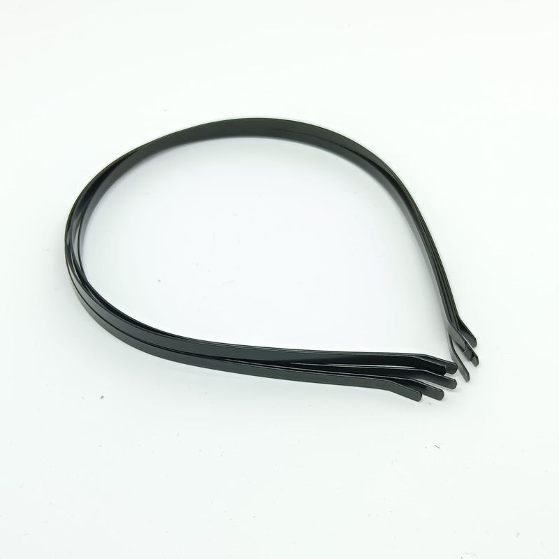 5 diademen - metaal - 5mm - 38cm - zwart
