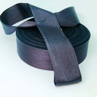 Vintage grossgrain - ribslint donker blauw Vintage grossgrain - ribslint donker blauw