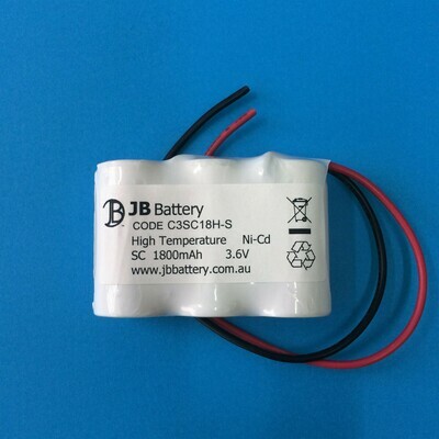 3 x SC1800mAh 3.6V Ni-Cd HT SBS Lead 22# 250mm 3 x SC1800mAh 3.6V Ni-Cd HT SBS Lead 22# 250mm