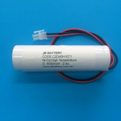 2 x D4000mAh 2.4V Ni-Cd HT Stick+Plug C1 2 x D4000mAh 2.4V Ni-Cd HT Stick+Plug C1