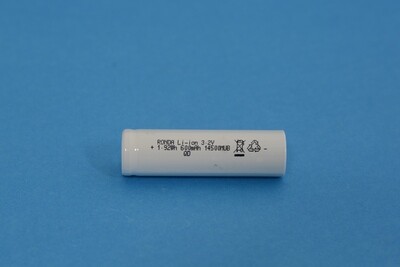 LiFePO4 Single Cell IFR14500MUB 3.2V 600mAh LiFePO4 Single Cell IFR14500MUB 3.2V 600mAh