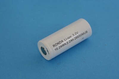 LiFePO4 Single Cell 26650 3.2V 3200mAh LiFePO4 Single Cell 26650 3.2V 3200mAh
