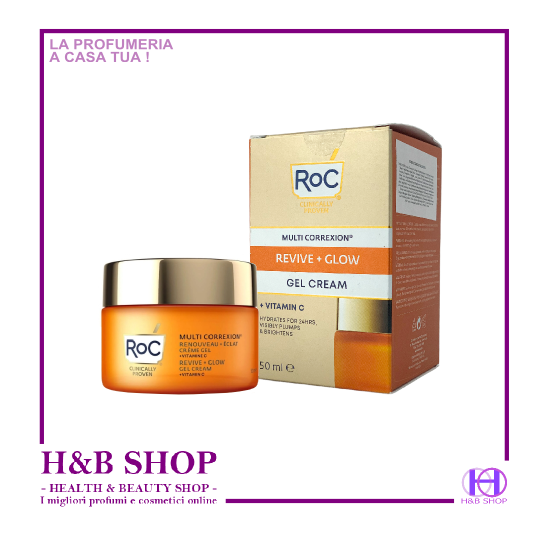 Roc Multi Correxion Revive + Glow Gel Crema Illuminante 50 ml