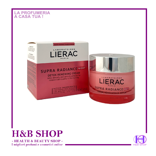 Lierac Supra Radiance Crema Detox Rinnovatrice Notte 50 ml