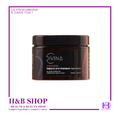 Divina Natural &amp; Amazing Impacco  Pre-shampoo Rigenerante 500 ml.