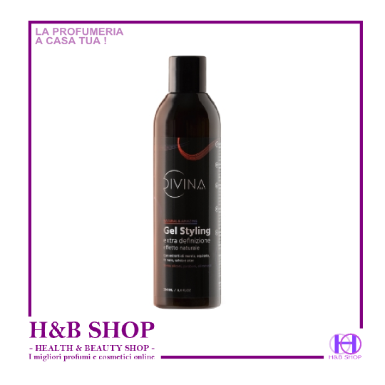 Divina Natural &amp; Amazing Gel Styling Effetto Naturale 250 ml.