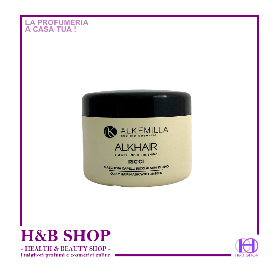 Alkemilla Alkhair Maschera Capelli Ricci Semi di Lino 250 ml.
