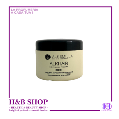 Alkemilla Alkhair Maschera Capelli Ricci Semi di Lino 250 ml.