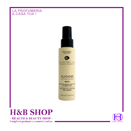 Alkemilla Alkhair Risciacquo Acido Capelli Ricci Semi Lino 100 ml.