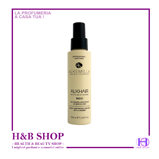 Alkemilla Alkhair Gel Modellante Capelli Ricci Semi di Lino 100 ml
