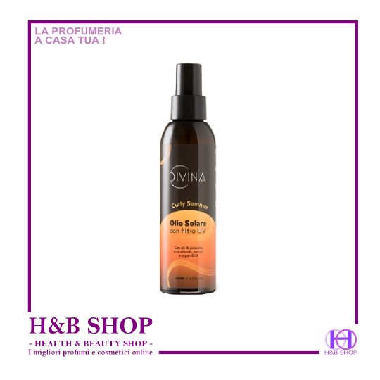 Divina Curly Summer Olio Solare con Filtro UV 250 ml.