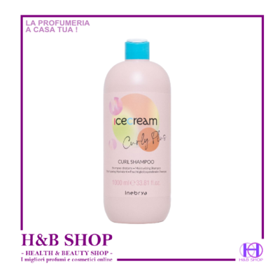 Inebrya IceCream Curly Plus Shampoo 1000 ml.