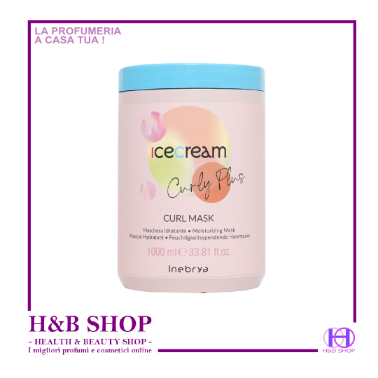 Inebrya IceCream Curly Plus Mask 1000 ml.