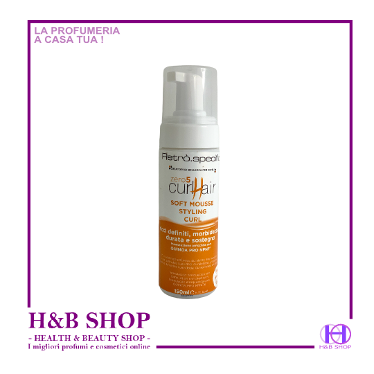 Retrò Specific Zero 5 Curl Soft Mousse Styling Capelli Ricci 150 ml.