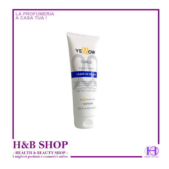 Alfaparf Yellow Curls Leave-In Cream Baobab &amp; Mango 250 ml.