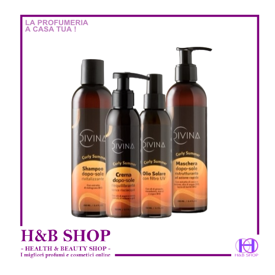 Divina Curly Summer Trattamento Completo (4 prodotti)