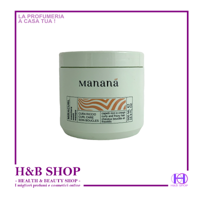 Mananã Miracurl Maschera Cura Riccio 500 ml. Mananã Miracurl Maschera Cura Riccio 500 ml.